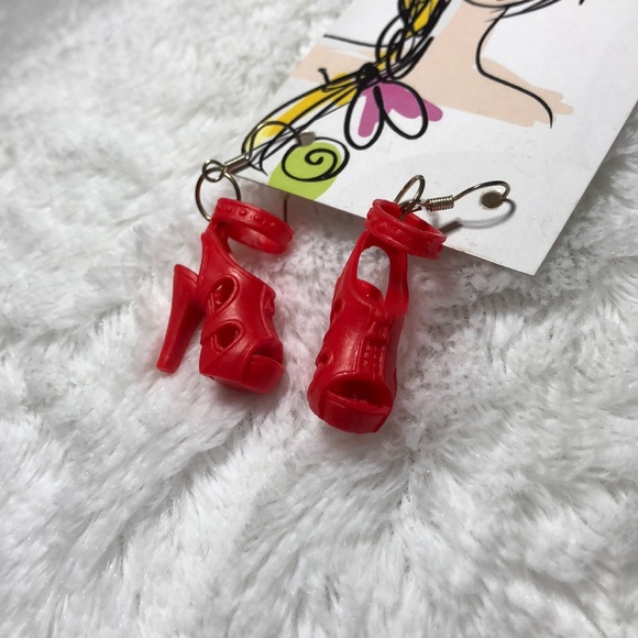 Barbie Shoe Earrings - Picture 2 of 2